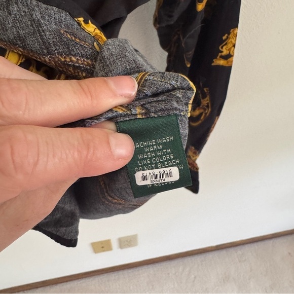 Vintage Ralph Lauren Equestrian Print Shirt L - Picture 9 of 12